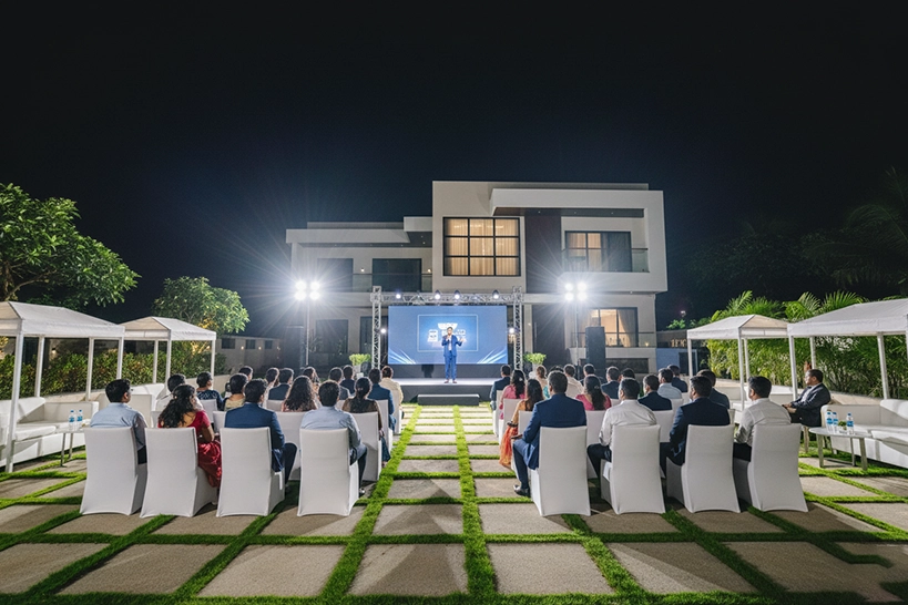 Luxury beach villas in ECR, Chennai host corporate brand launches with private spaces and premium settings