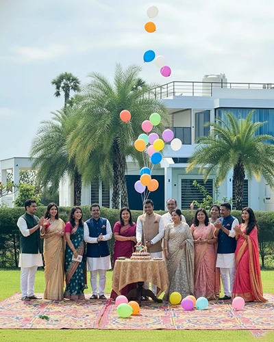 Luxury beach villas in ECR Chennai host elegant engagement parties with private spaces and comfort