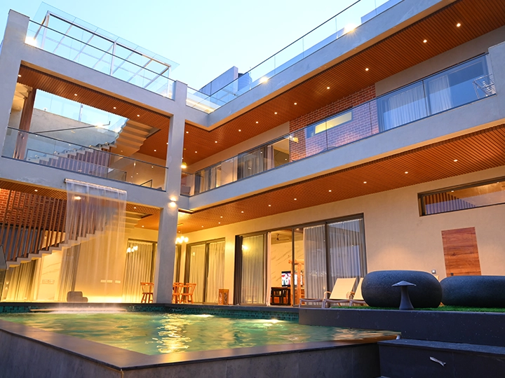 Empire luxury villas in ECR Chennai offering premium amenities private pool and elegant interiors
