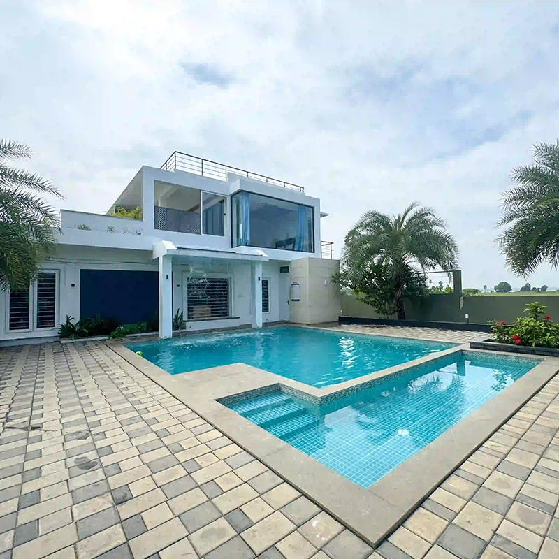 Exclusive private beach villa on ECR Chennai featuring sea views, pool, and premium privacy.